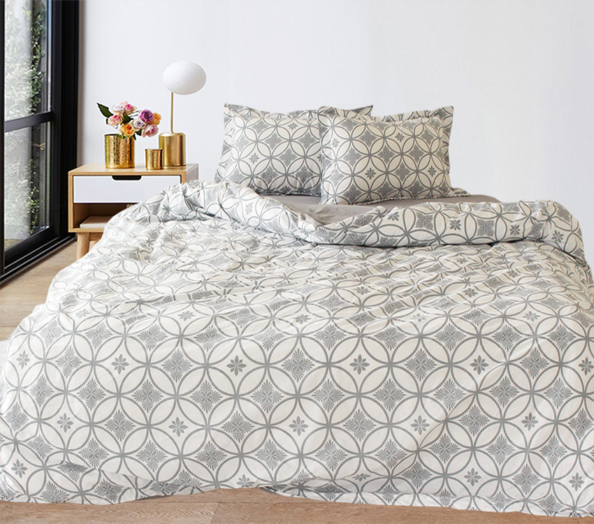 

Комплект постельного белья ТАГ Двуспальный Ранфорс поcтільна білизна 200x235 см Простынь классическаяG1644/14