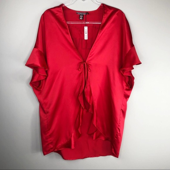 

Халат-кимоно Victoria's Secret  красный 3156, Халат-кимоно Victoria's Secret One size красный 3156