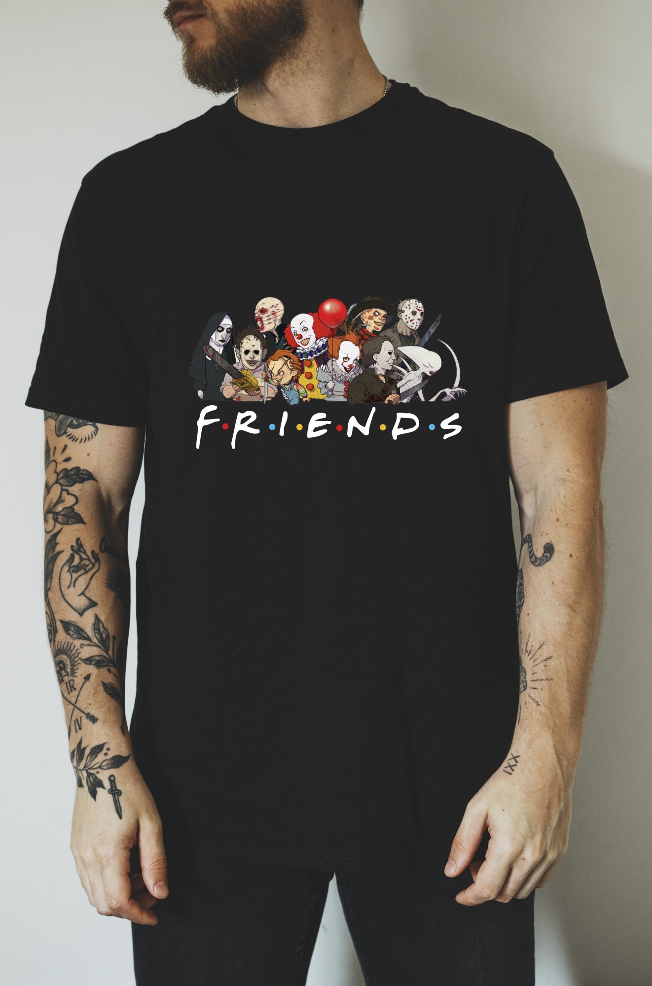 

Футболка Stedman Friends Horror Хоррор Друзья 002  Черная, Футболка Stedman Friends Horror Хоррор Друзья 002 XL Черная