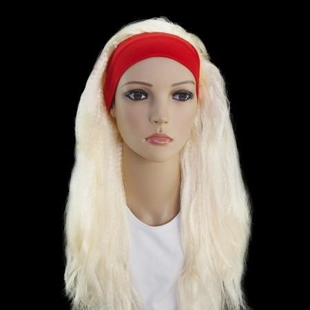 

Парик Гофре с повязкой блонд Arivans 50 см белый 03-513