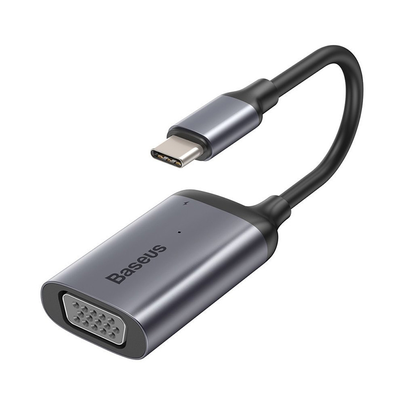 

Переходник Baseus CAHUB-O0G Enjoyment Series Type-C to VGA+PD HUB Convertor Серый