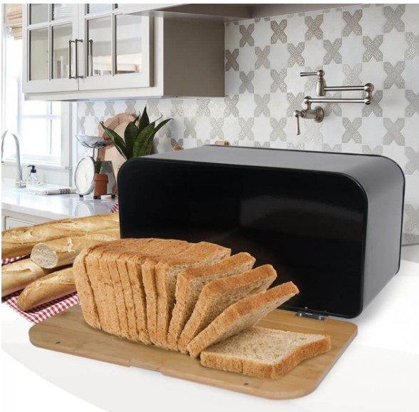 

Хлебница Maestro MR 1770, Черная, Размер: 35*21*21см