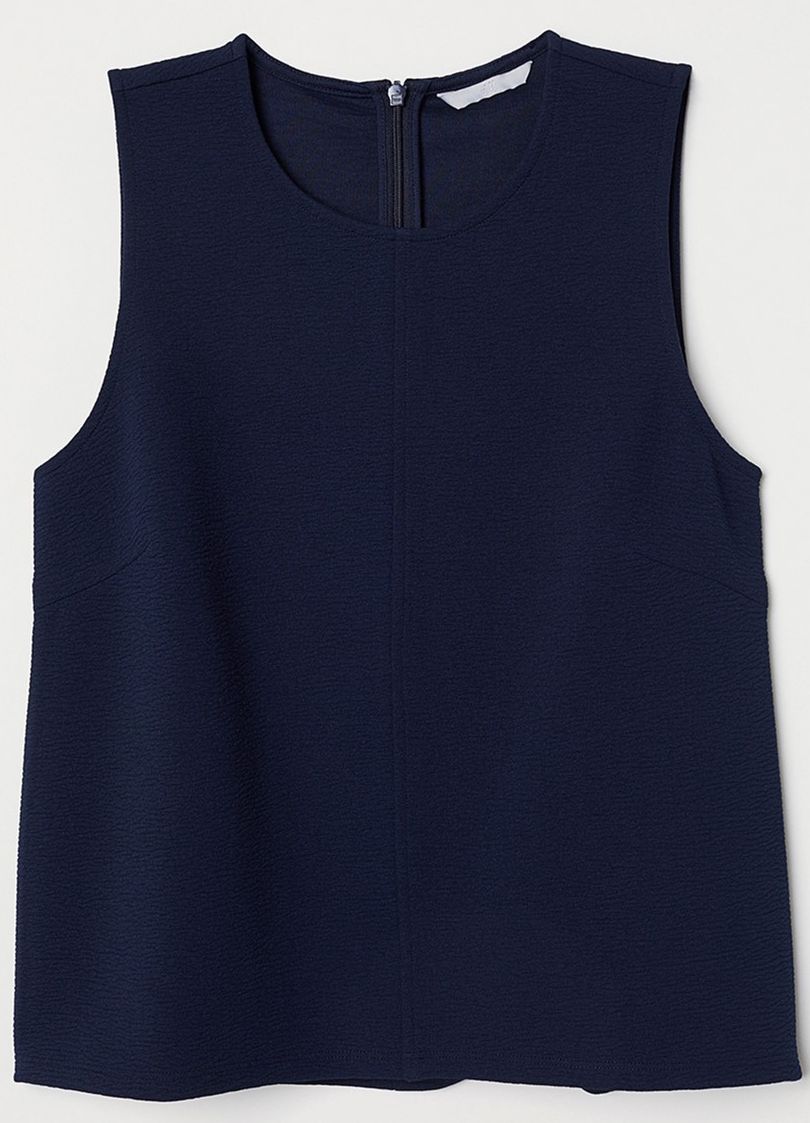 

Блузка H&M 6558668 XS Темно-синяя
