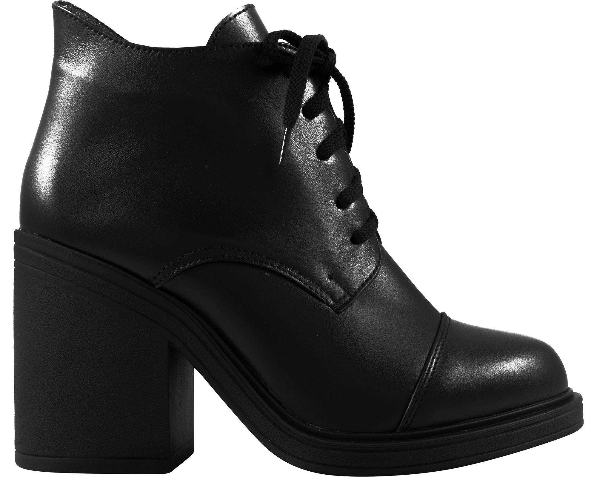 

Ботильоны женские зимние чёрные натуральная кожа производство Украина LiMon Lim191MKblack - размер 36 (23,7 см)