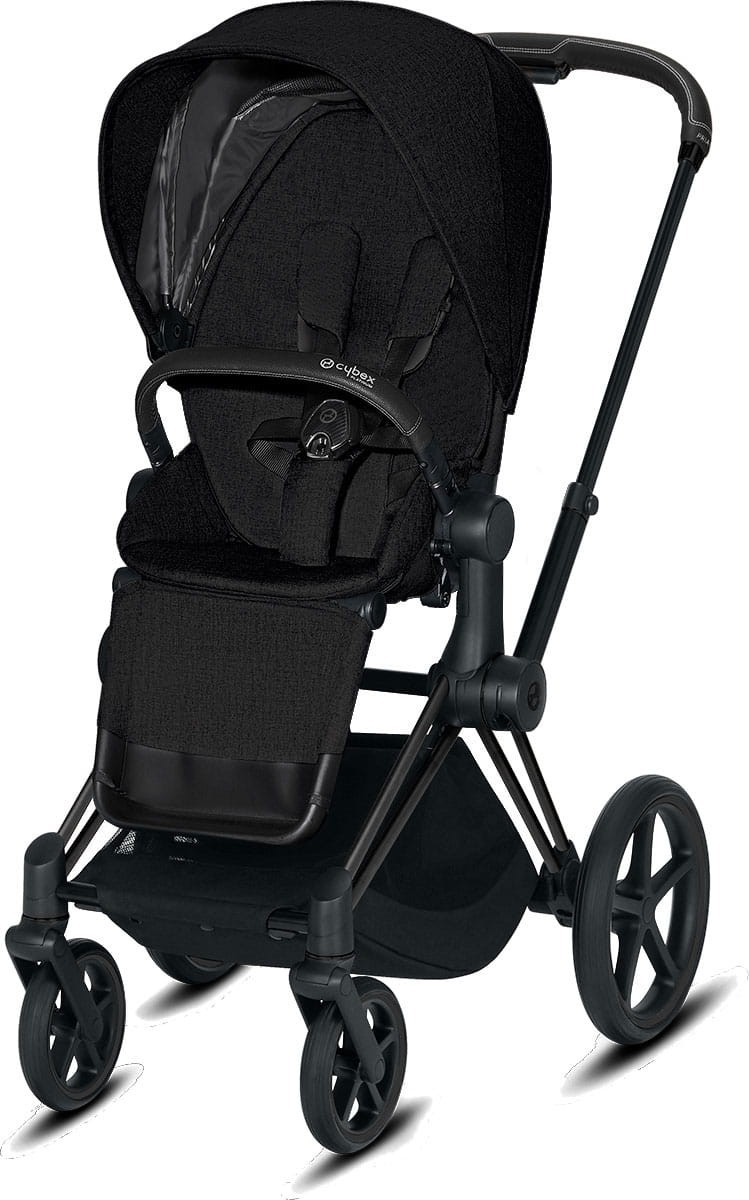 

Прогулочная коляска Cybex e-Priam Stardust Black Plus шасси Matt Black