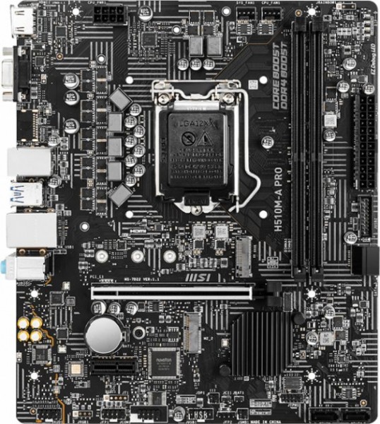 

Материнская плата MSI H510M PRO (F00254532)