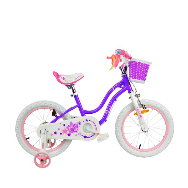 

Велосипед RoyalBaby STAR GIRL 18", OFFICIAL UA, фиолетовый