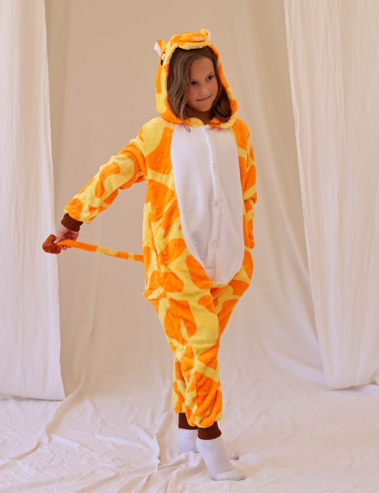

Пижама Кигуруми Kigurumi Жираф Для Детей И Подростков Желто-оранжевый 165-175 см. (2014)