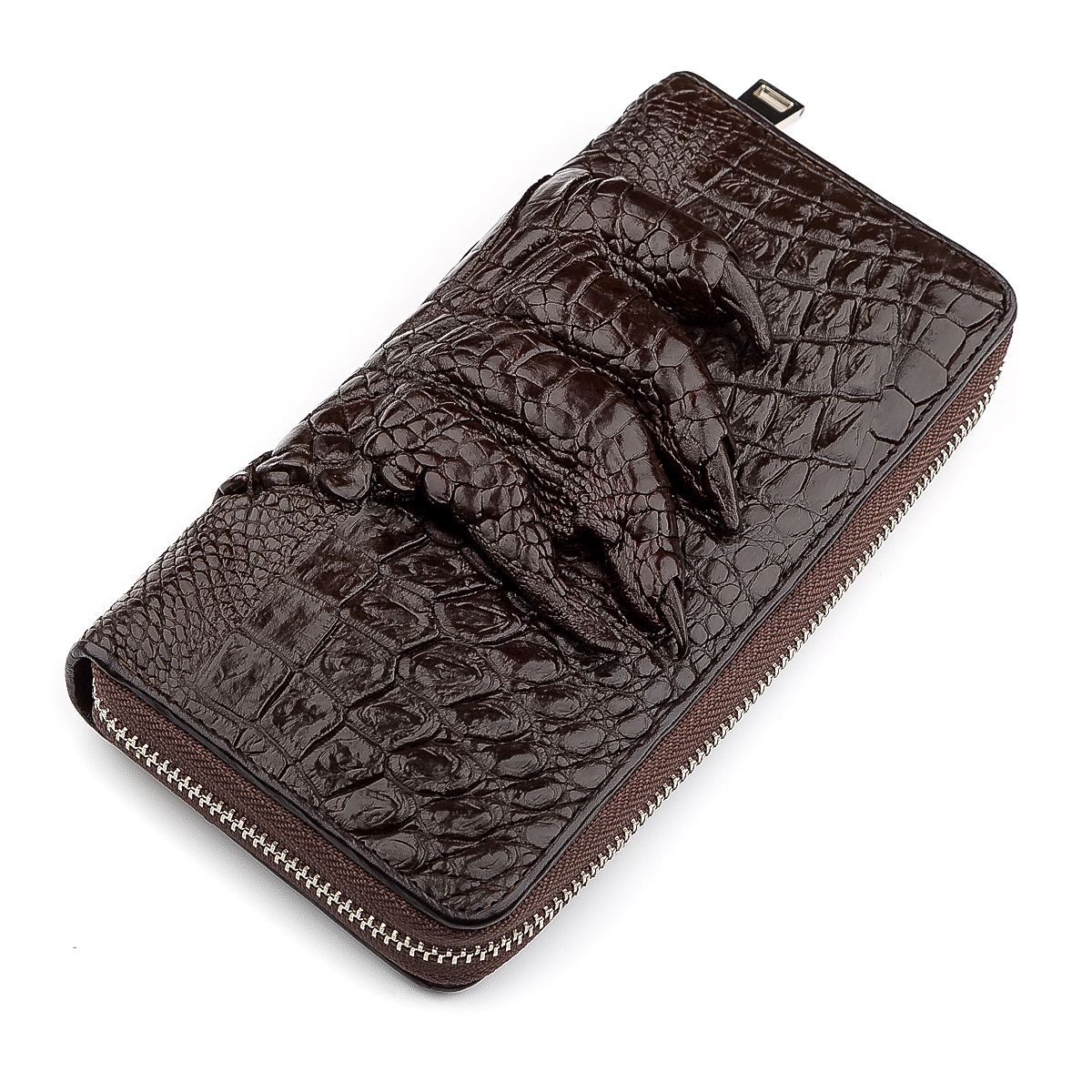 

Клатч CROCODILE LEATHER 18273 Кожа крокодила Коричневый