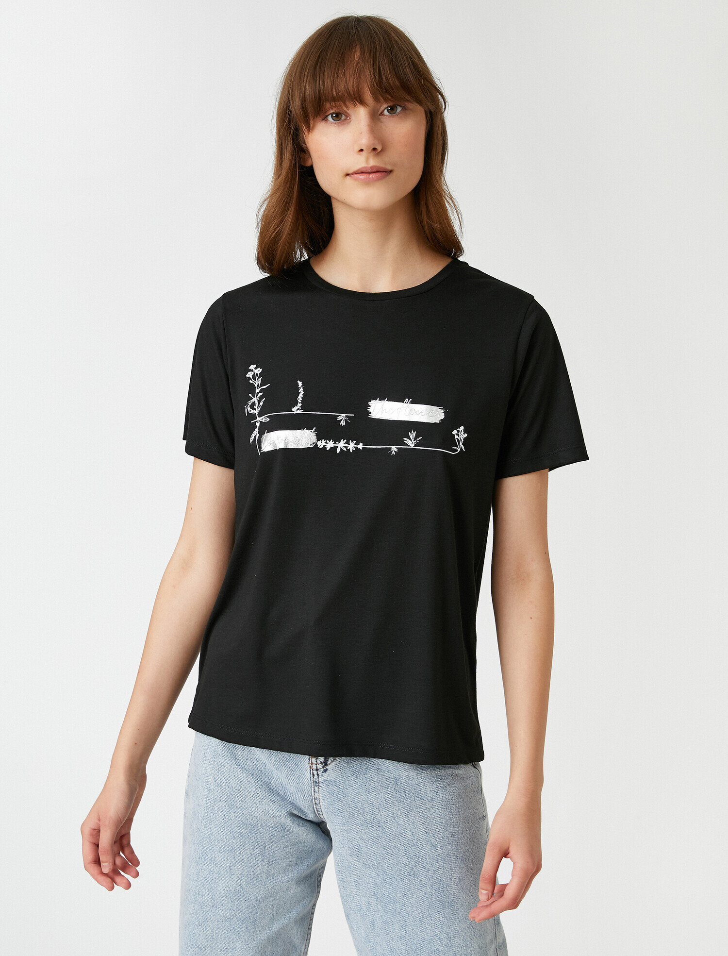 

Футболка Koton 2KAK13721EK-999 XL Black