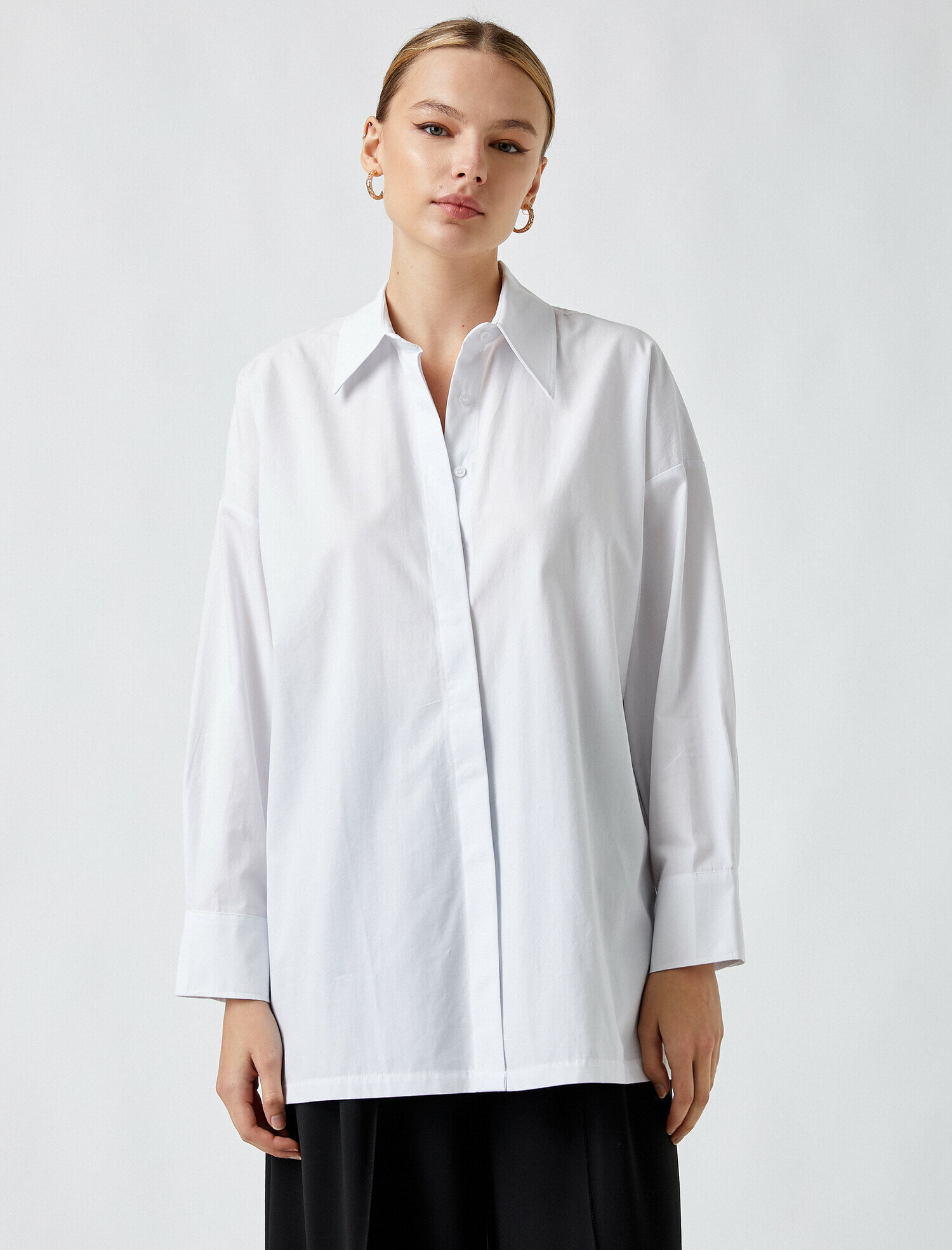 

Рубашка Koton 2KAK62488UW-001  Off White, Рубашка Koton 2KAK62488UW-001 42 Off White