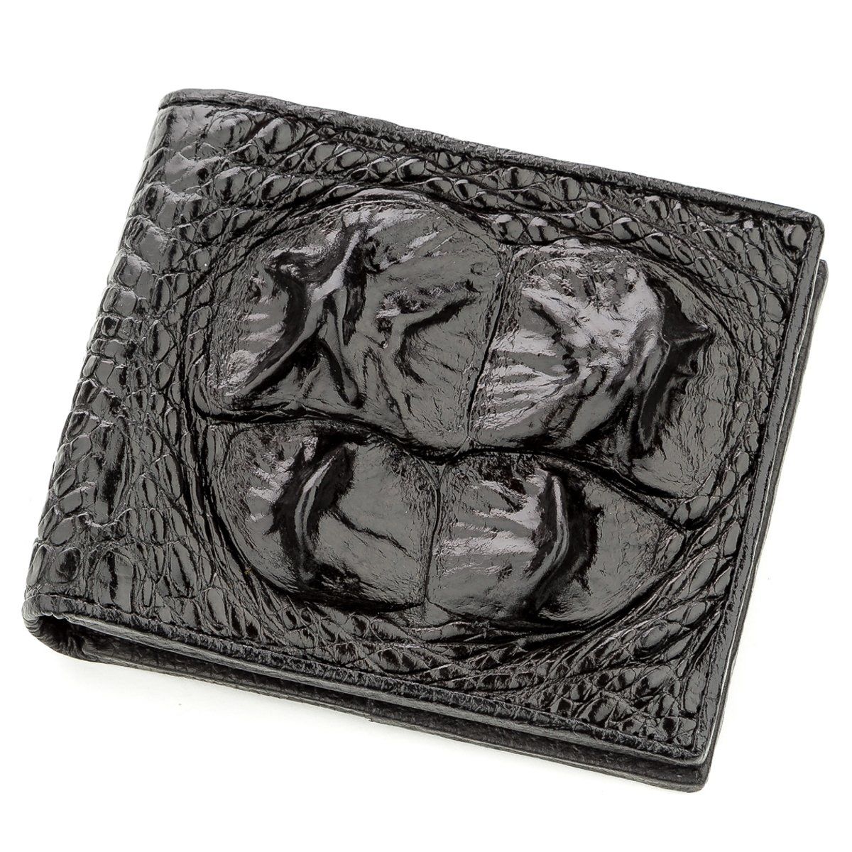 

Кошелёк CROCODILE LEATHER 18582 Кожа крокодила Черный