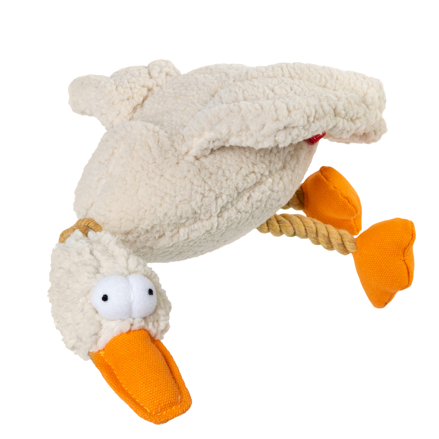 

Игрушка для собак GiGwi Catch&fetch Утка с пищалкой, текстиль, веревка, 36 см (75037)
