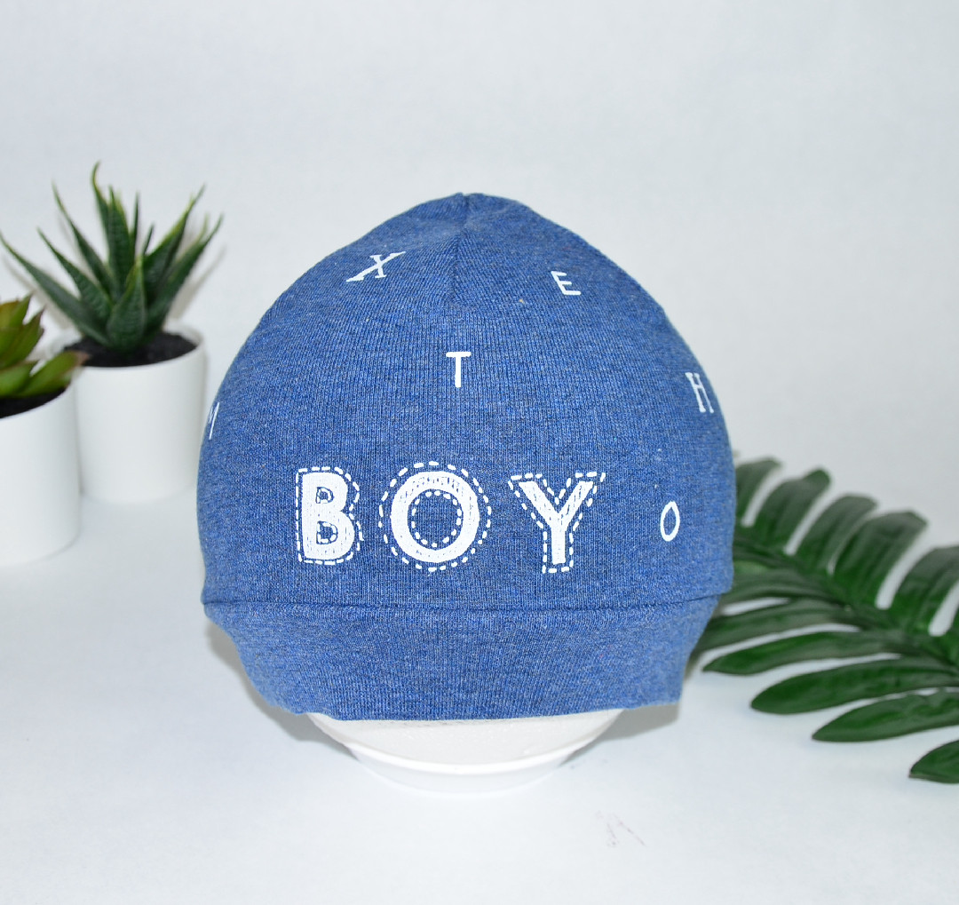 

Шапка Boy 6 мес- 2 года (42-48 см) синяя SN00039