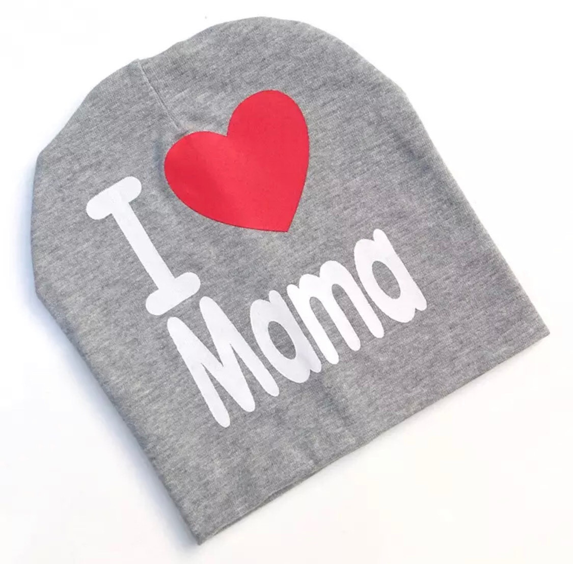 

Шапка I love mama 44-52 см серая М00195