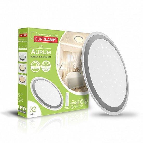 

Светодиодный EUROLAMP LED Светильник SMART LIGHT Aurum 32W 3000K-6000K, SL-32W-N8(deco) с пультом