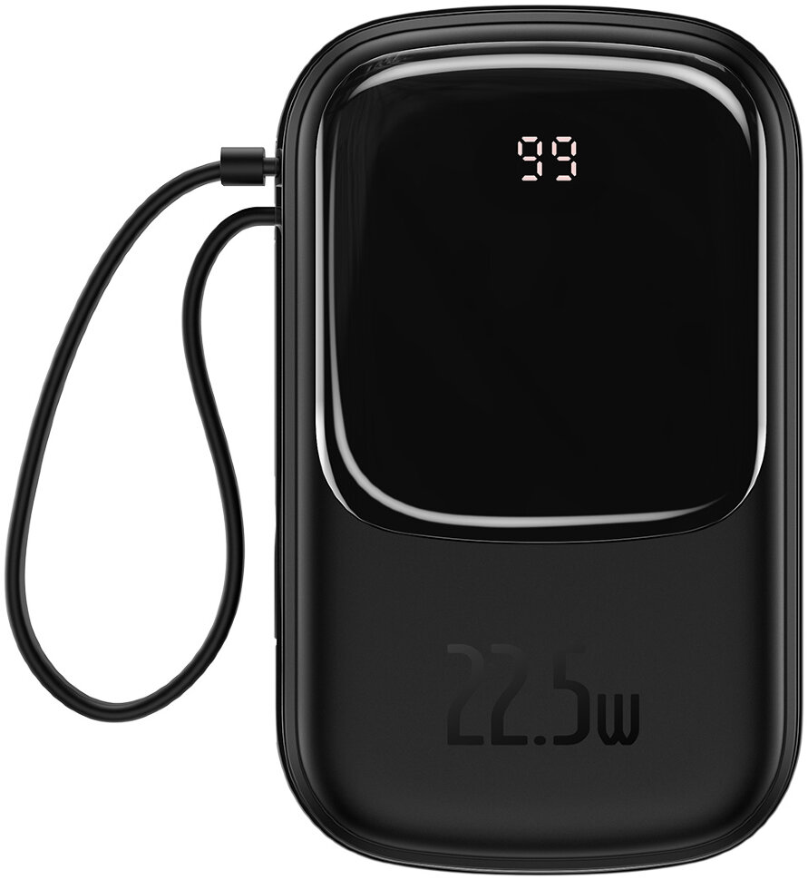 

УМБ Baseus Q Pow Digital Display 22.5W 20000mAh (with Type-C cable) Black (PPQD-I01)
