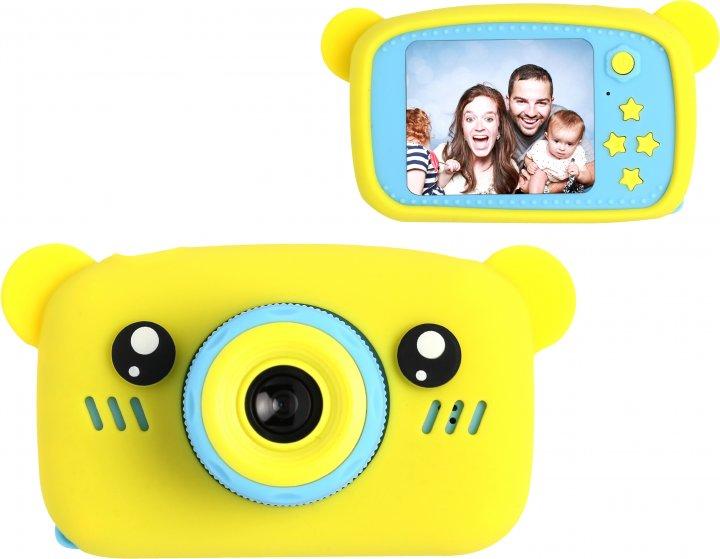 

Детский цифровой фотоаппарат Kids Baby Photo Camera (фотокамера) 20 Мп Full HD Bear (Мишка) Желтый