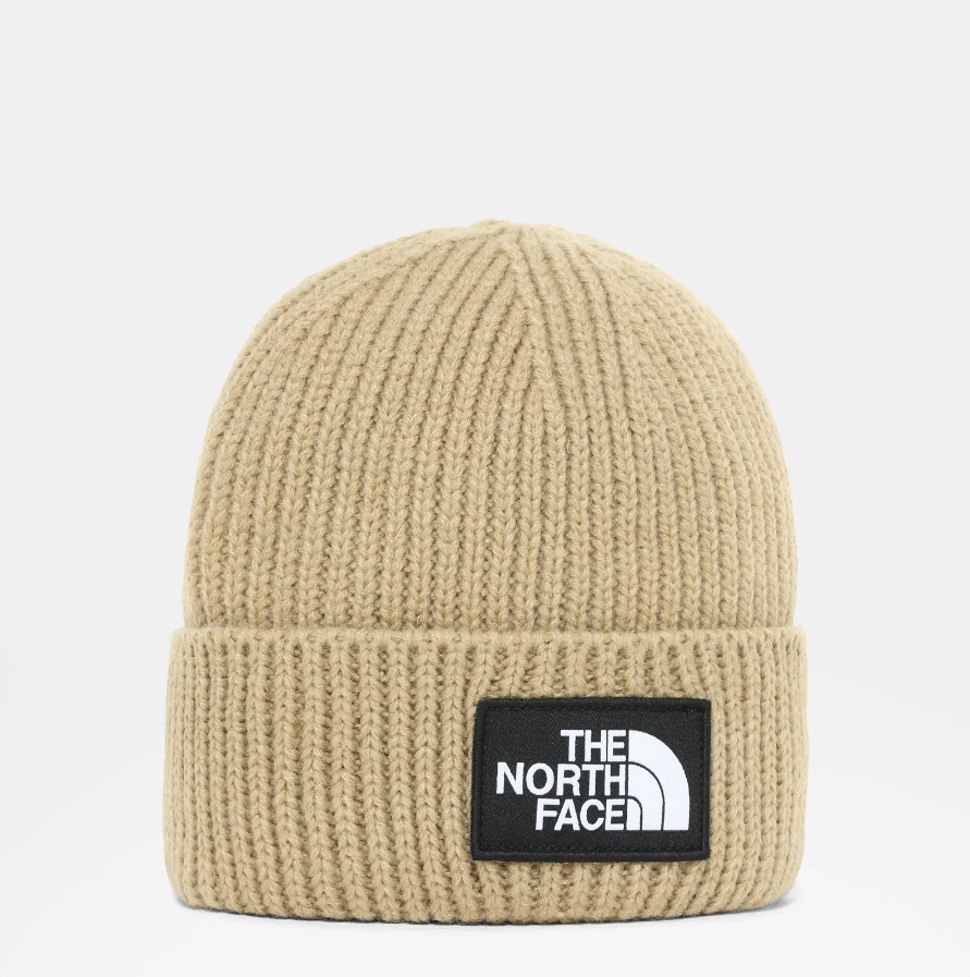 

Шапка The North Face Logo Box SHT Бежевая NF0A3FJXH7E1