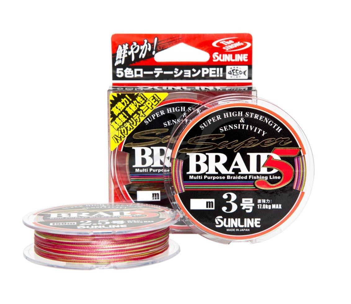 

Шнур Sunline Super Braid 5 150м #3.0/0.27мм мультиколор
