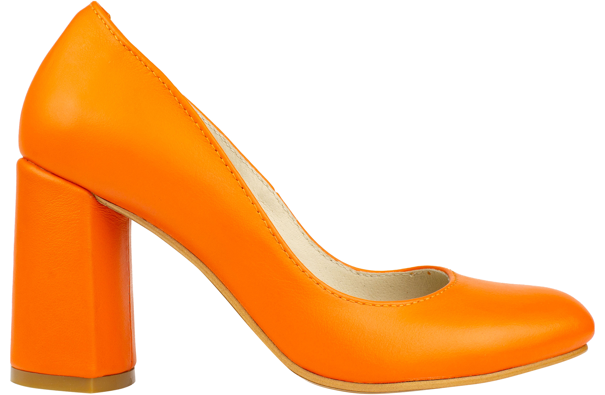 

Туфли женские оранжевые натуральная кожа Украина Kolpashnikov - размер 40 (26 см)