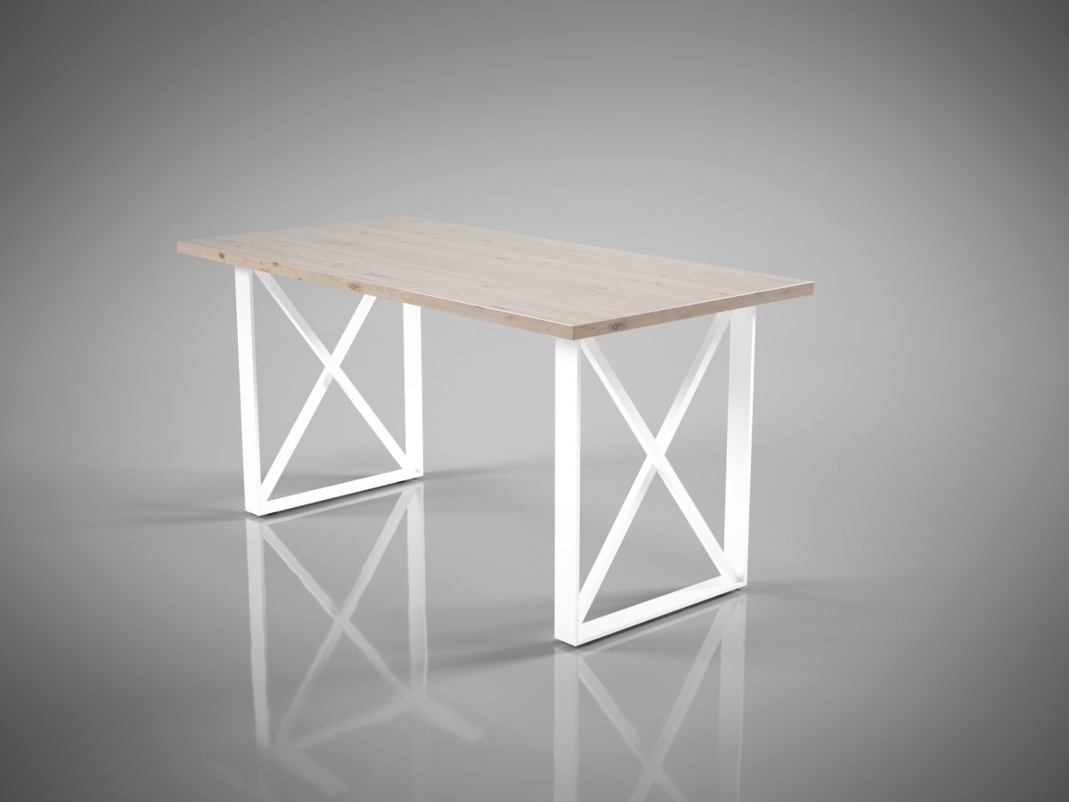 

Стол Эна Tenero Белый бархат + Аляска 75х120