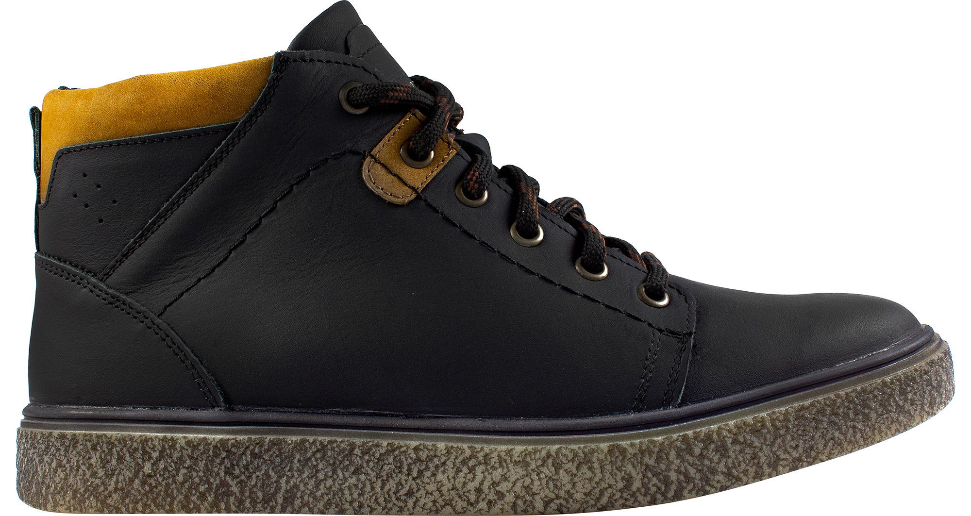 

Ботинки мужские зимние чёрные натуральная кожа crazy horse производство Украина MIDA 140009-3Kblack - размер 43 (28 см)