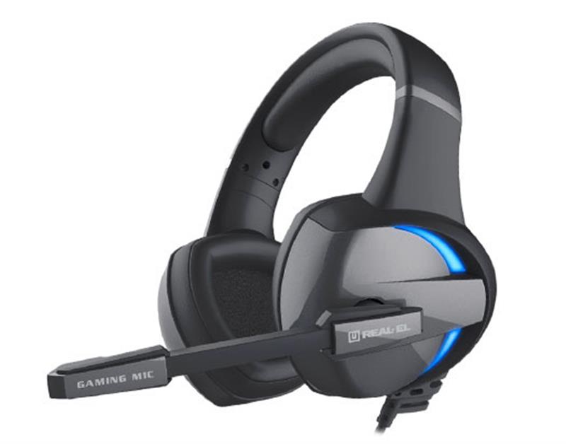 

Наушники гарнитура накладные REAL-EL GDX-7620 Black