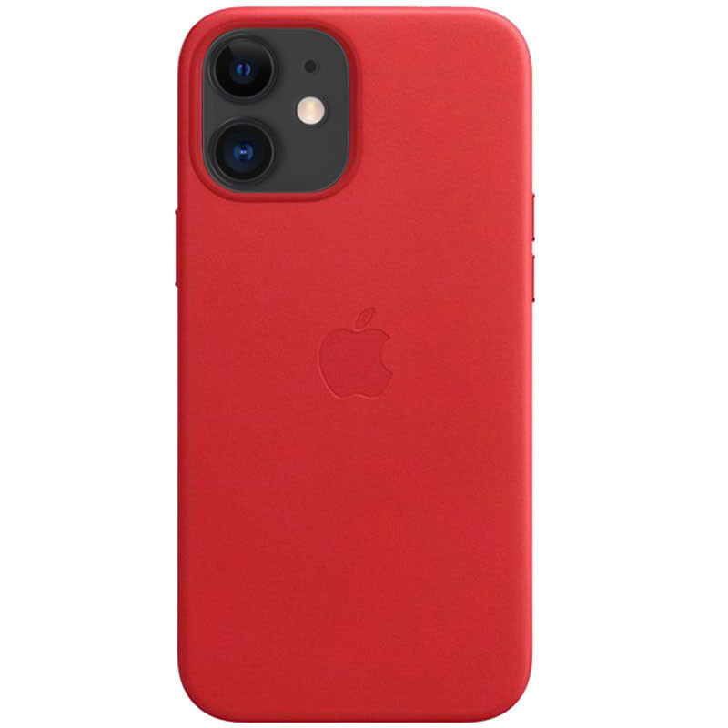 

Кожаный чехол Leather Case (AAA) для Apple iPhone 11 (6.1") Red