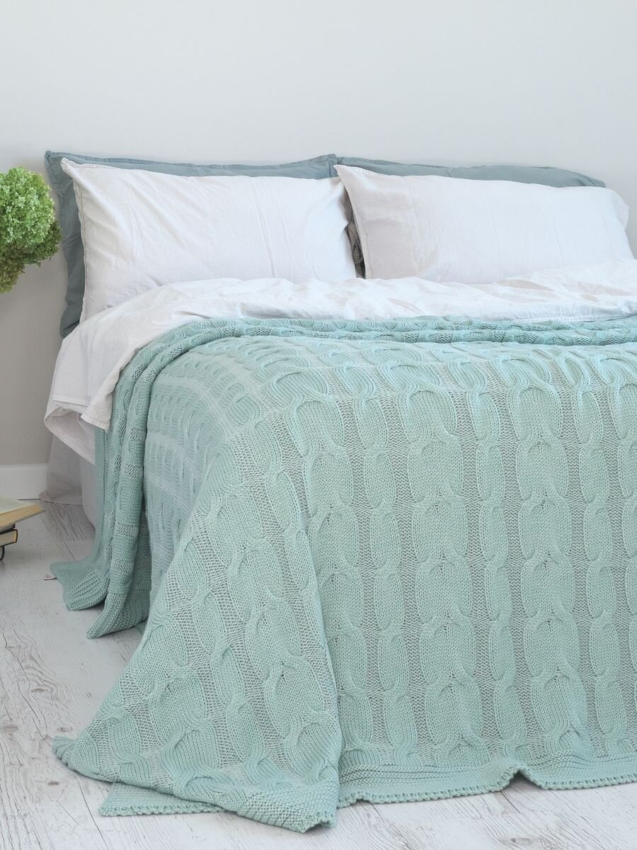 

Покрывало Betires Jadore Mint 220x240 см турция, хлопок, акрил