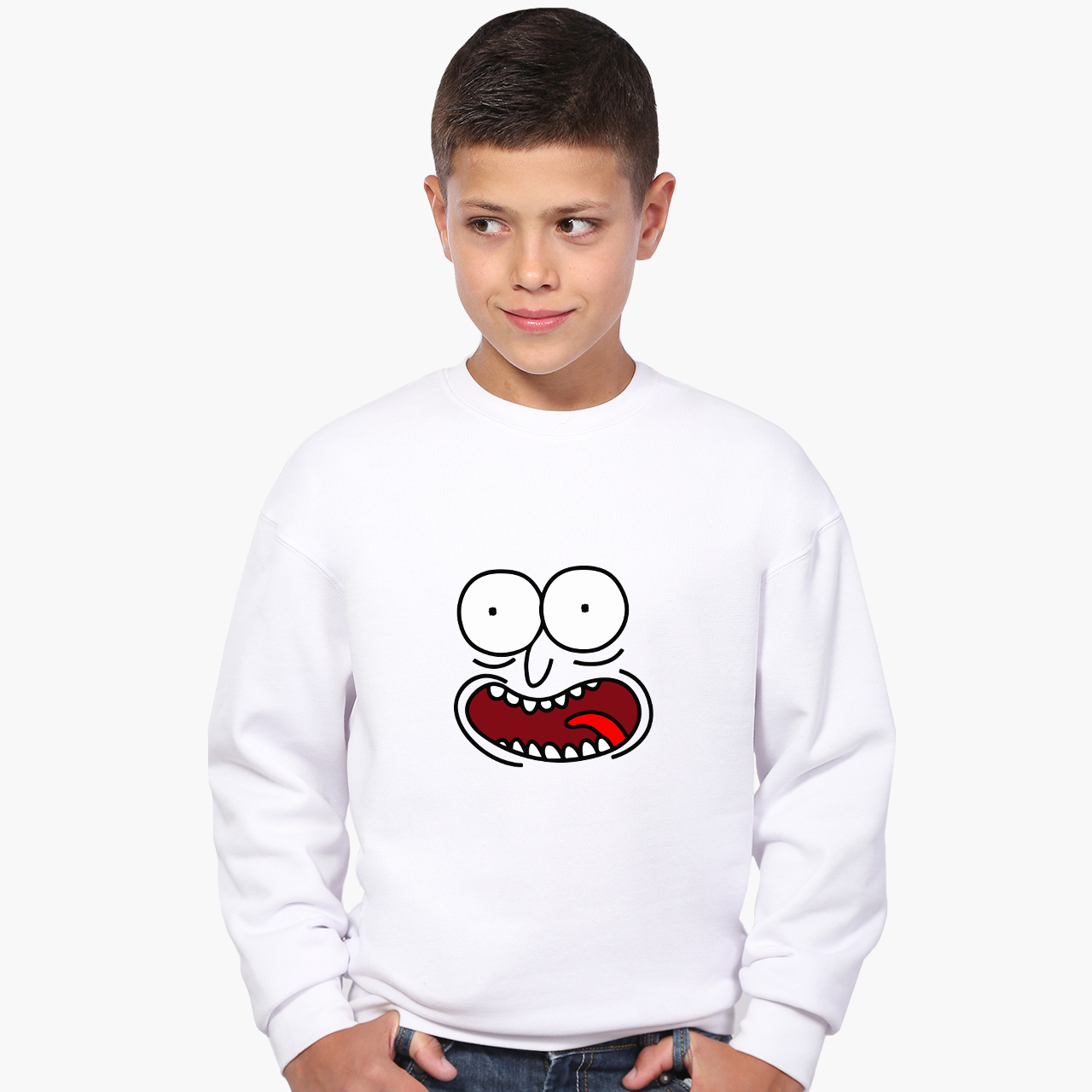 

Свитшот для мальчиков Рик Санчез Рик и Морти (Rick Sanchez Rick and Morty) (9509-2632-4) 158-164 см Белый