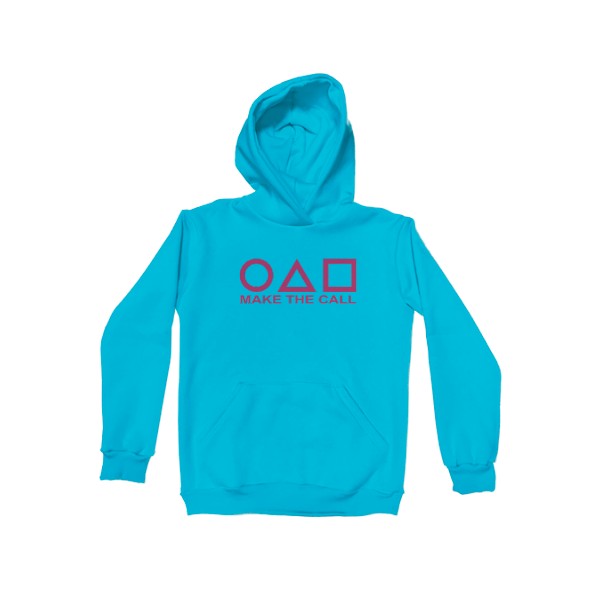 

Худи Детская для мальчиков с утеплением Игра В Кальмара (make the call) Размер 140 см Цвет бирюзовый - MyTee