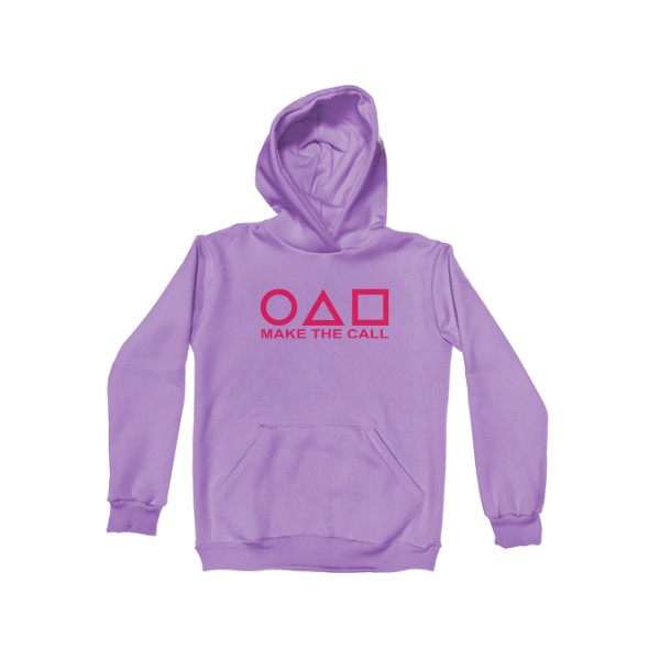 

Худи Детская для девочек без утепления Игра В Кальмара (make the call) Размер 152 см Цвет лиловый - MyTee