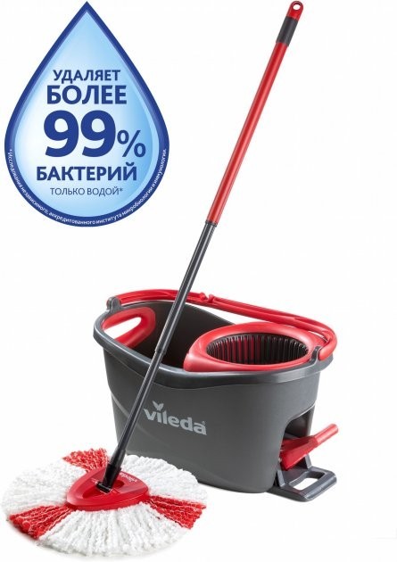 

Набор для уборки Vileda Easywring & Clean Turbo (швабра и ведро с отжимом)