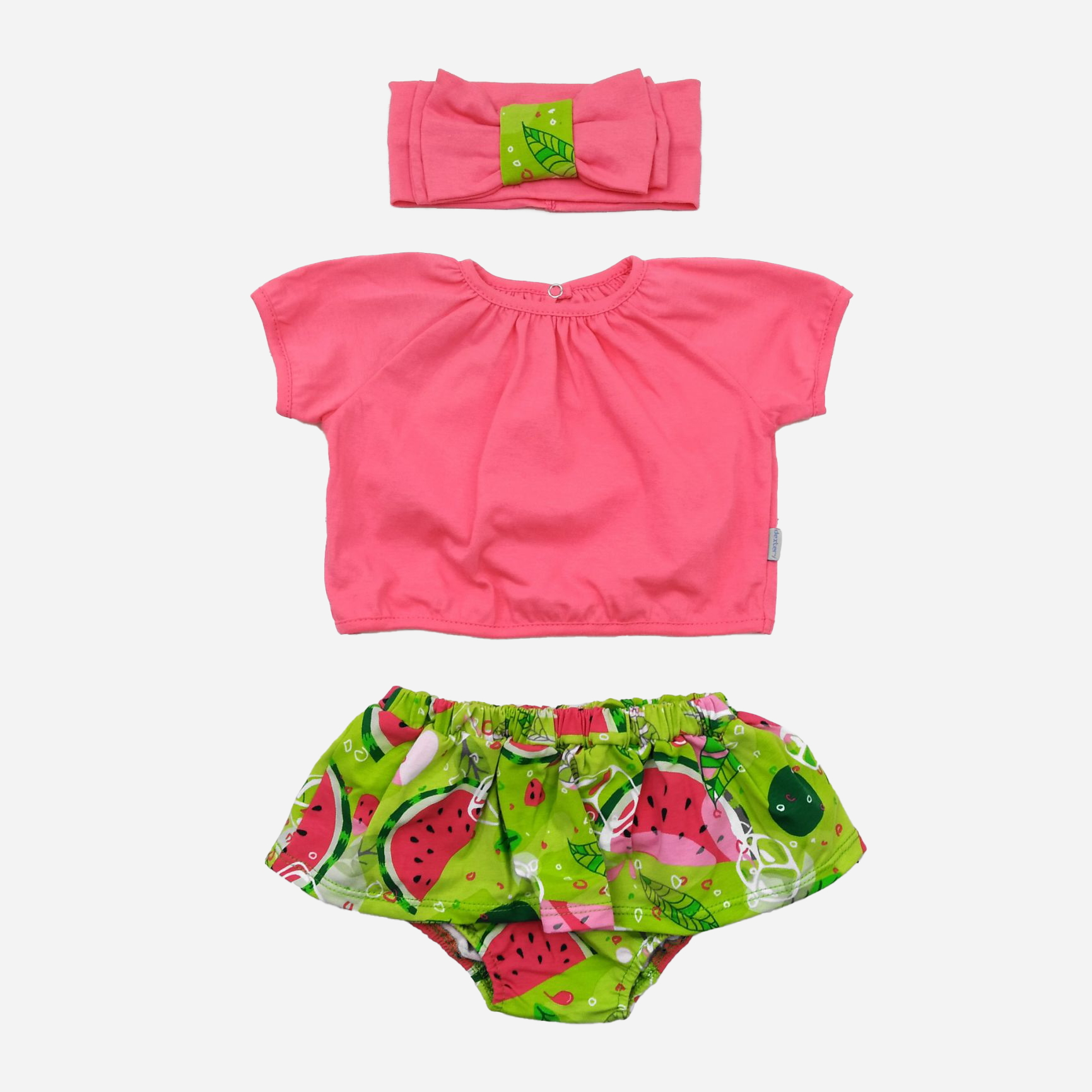 

Комплект (топ + трусики + повязка) Dexters Tropicana d1-26ар-нв 86 см Розовый/Зеленый