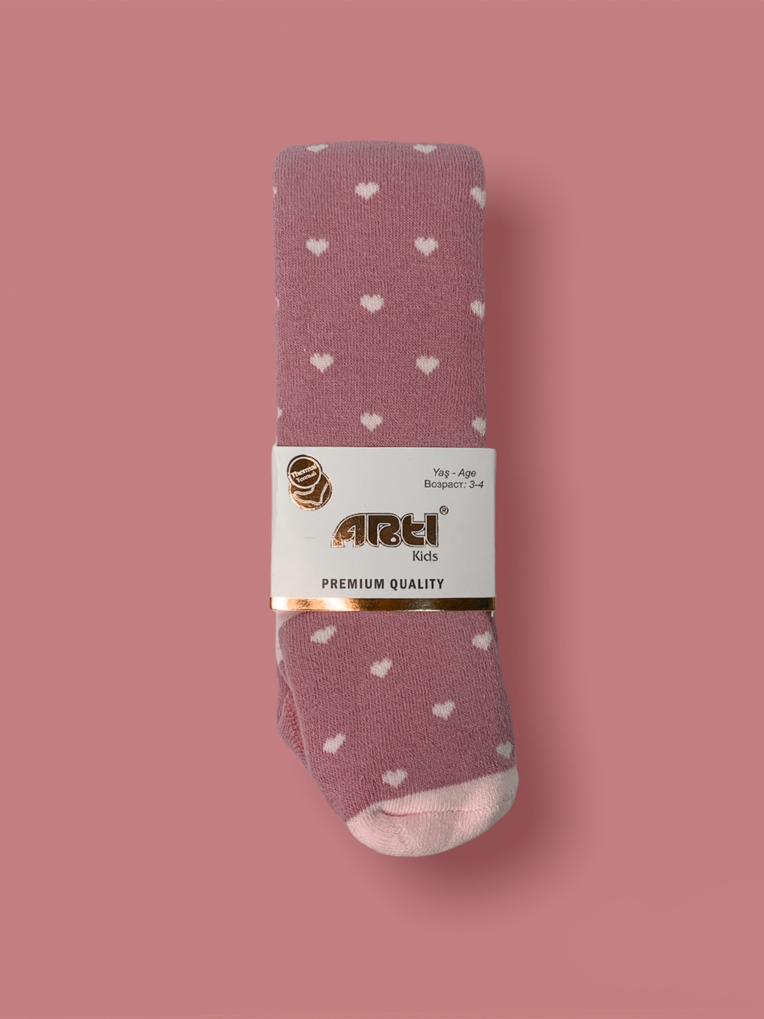 

Колготки детские зимние Arti Heart розовые 5-6 лет (106-118 см)