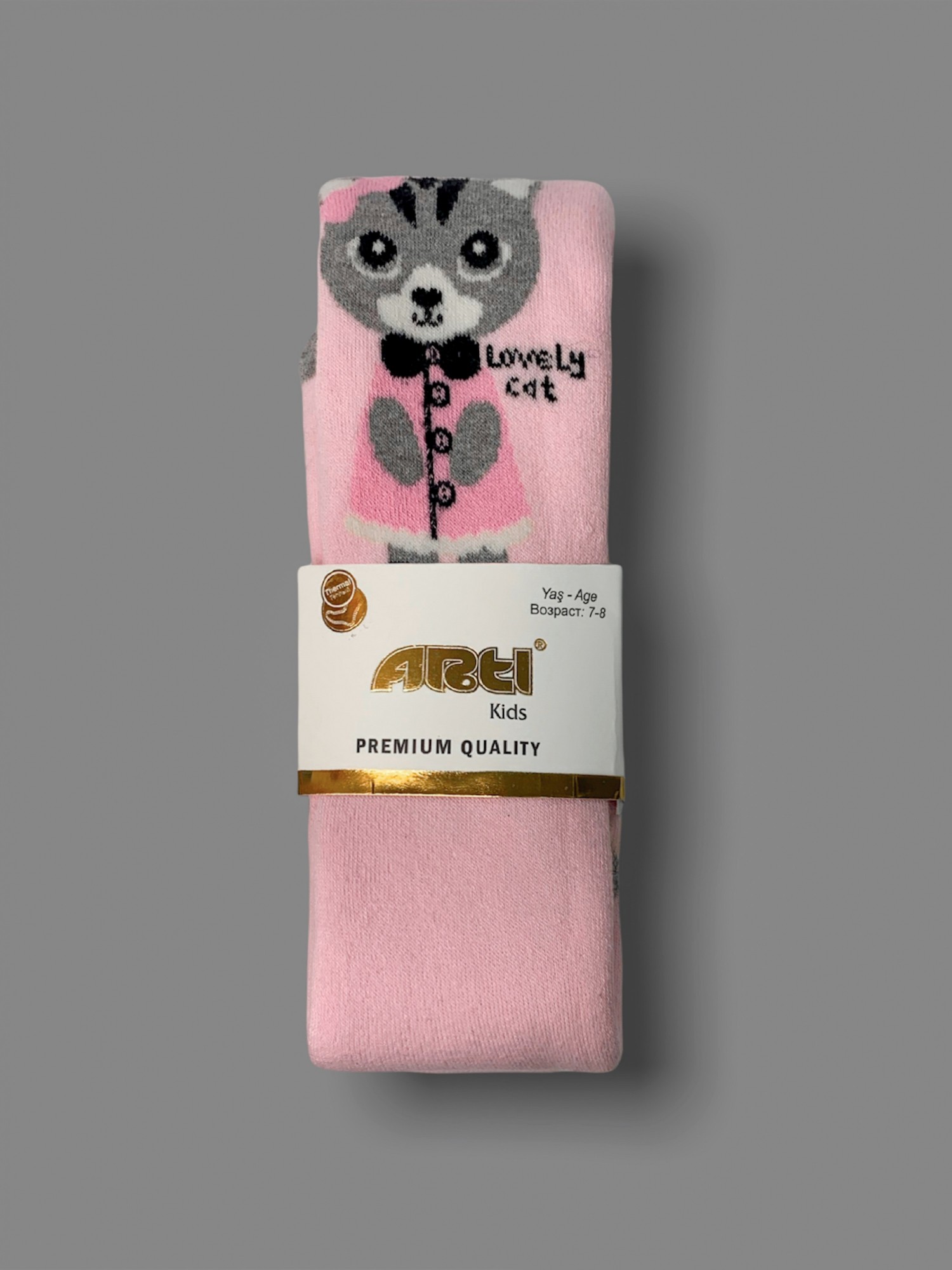 

Колготки детские зимние Arti Розовые Cat 5-6 лет (106-118 см)