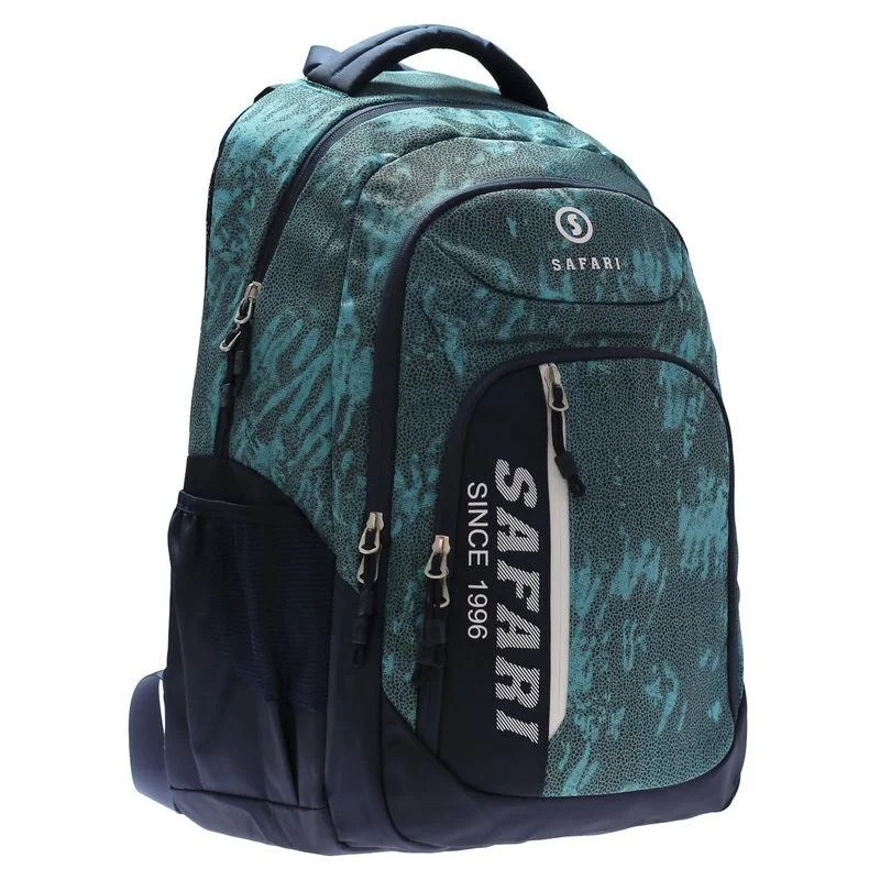 

Рюкзак городской мужской Safari Trend 31x48x20см 27л черный/бирюзовый 19-107L-2