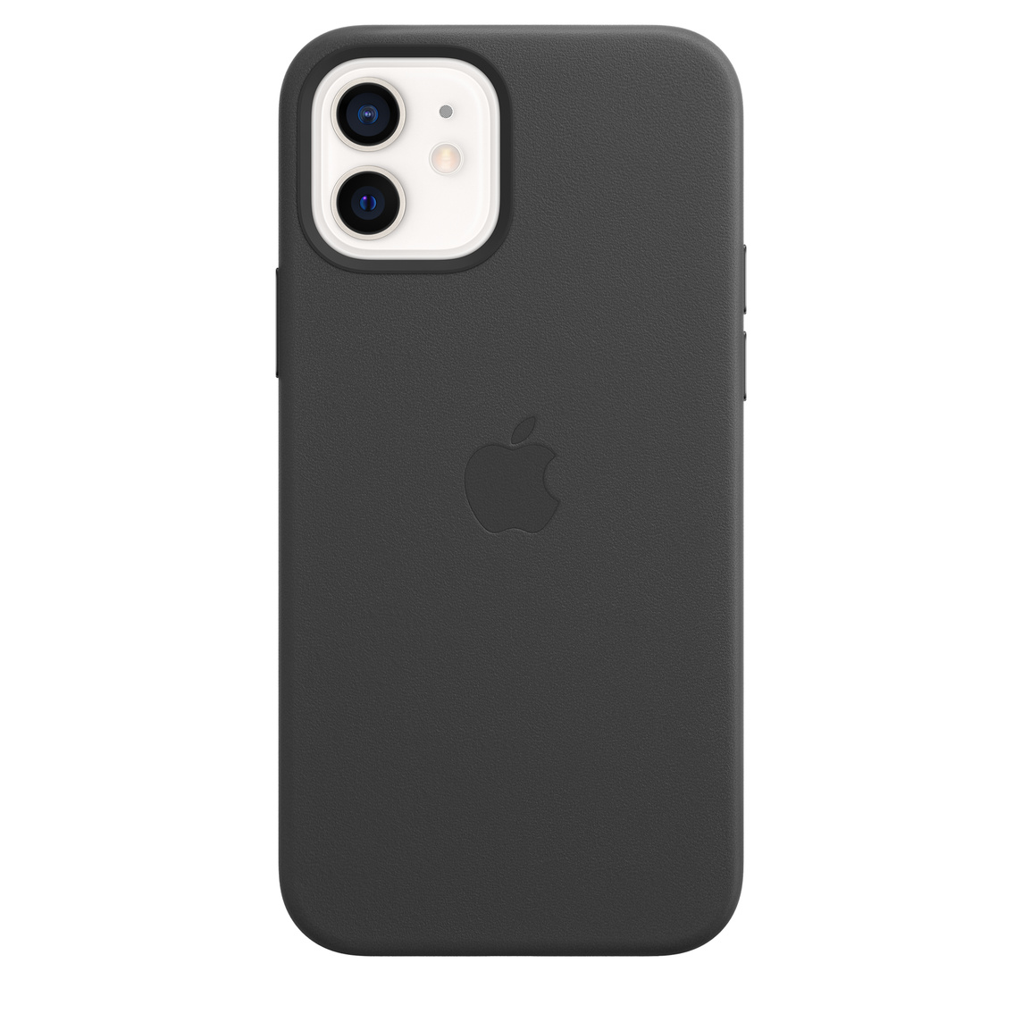

Кожаный чехол Leater Case with MagSafe для iPhone 12 Черный