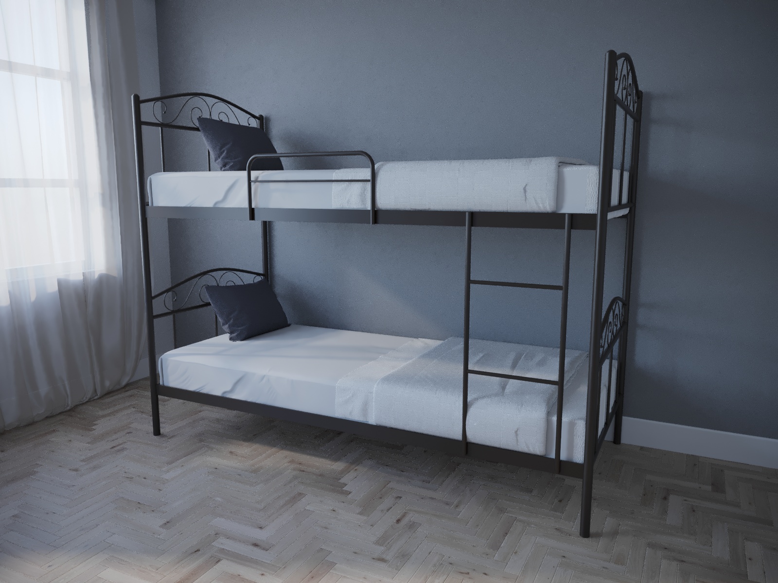 

Кровать MELBI Элис Люкс Двухъярусная 80х200 см Коричневый