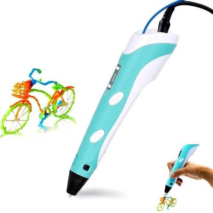 

3D - Ручка для рисования 3D Pen-2 Голубая (168-Е)