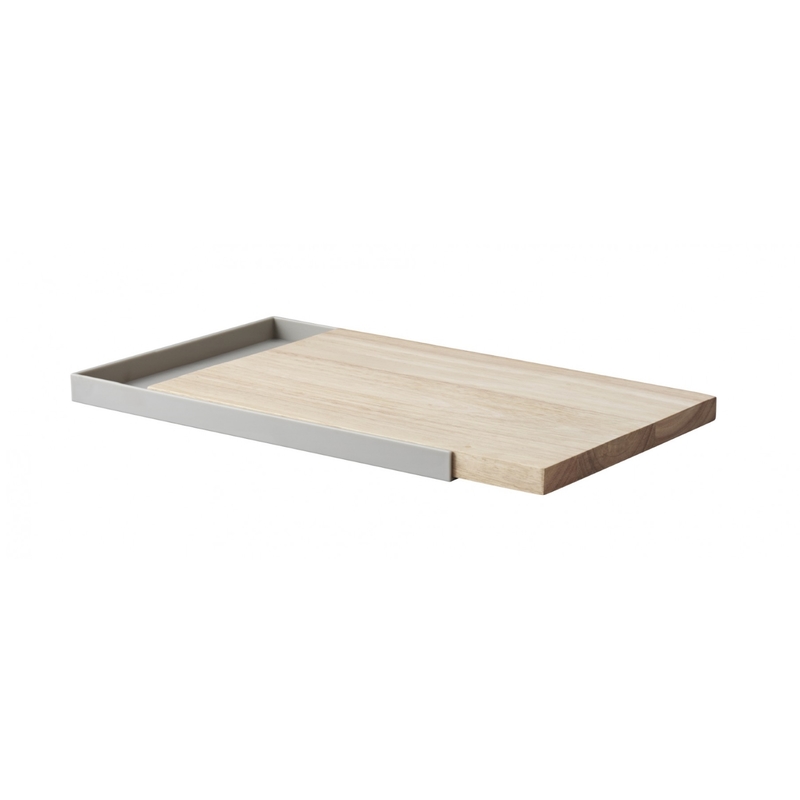 

Доска для нарезки с подносом Rig tig by Stelton Frame light grey