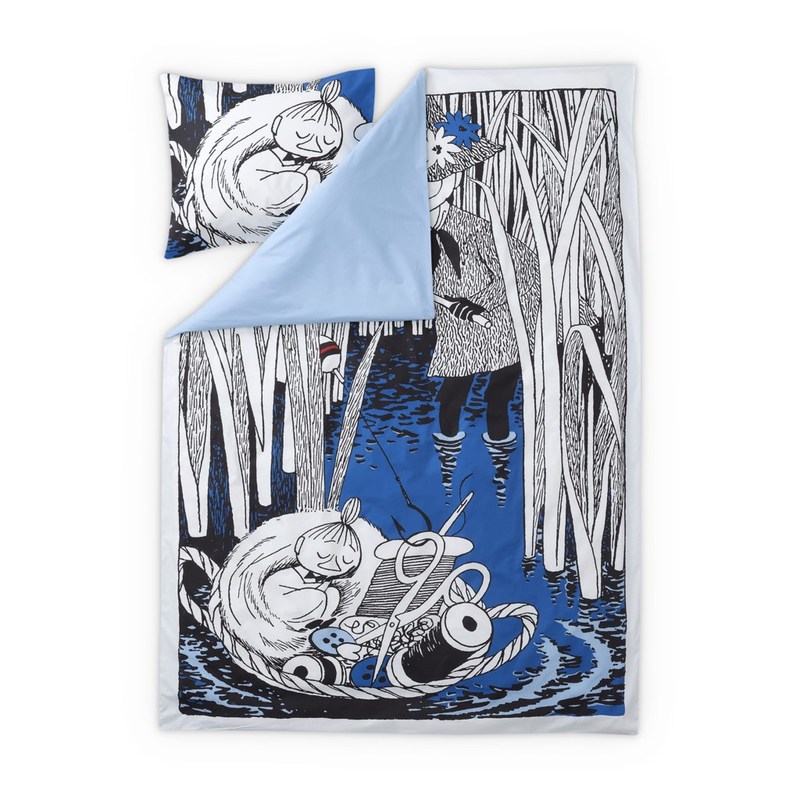 

Набор постельного белья Finlayson Snufkin and my Dark blue (60650-4952)