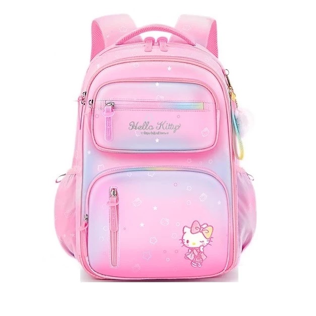 

Рюкзак школьный FG Hello Kitty Розовый с принтом и ортопедической спинкой 45 х 32 х 19 см