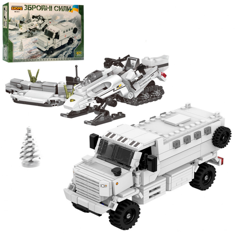 

Конструктор Limo Toy Военная техника 671 деталь KB 017-RY