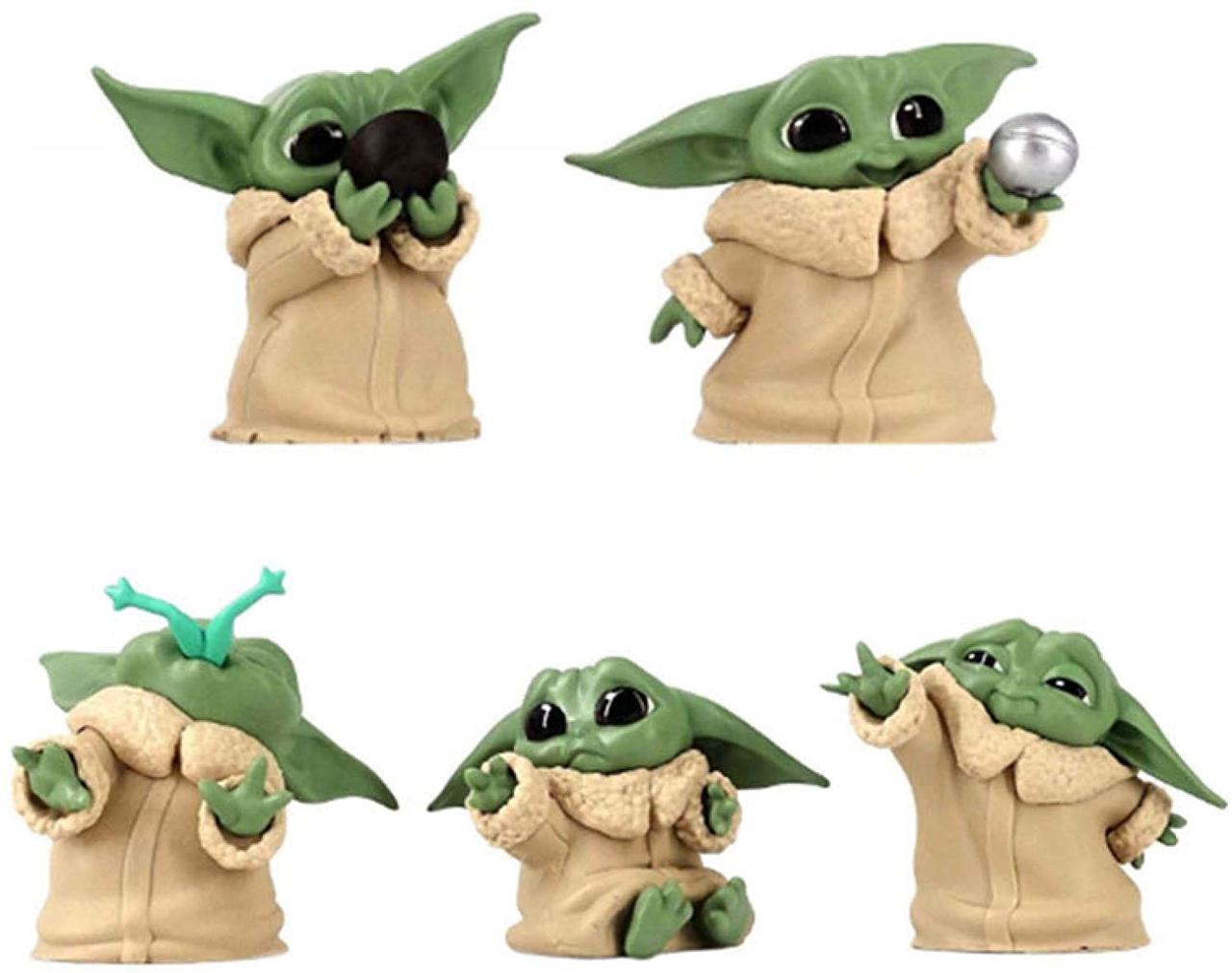 

Набор фигурок Бейби Йода Звёздный войны Мандалорец Baby Yoda Mandalorien 6 см ST M BY 04