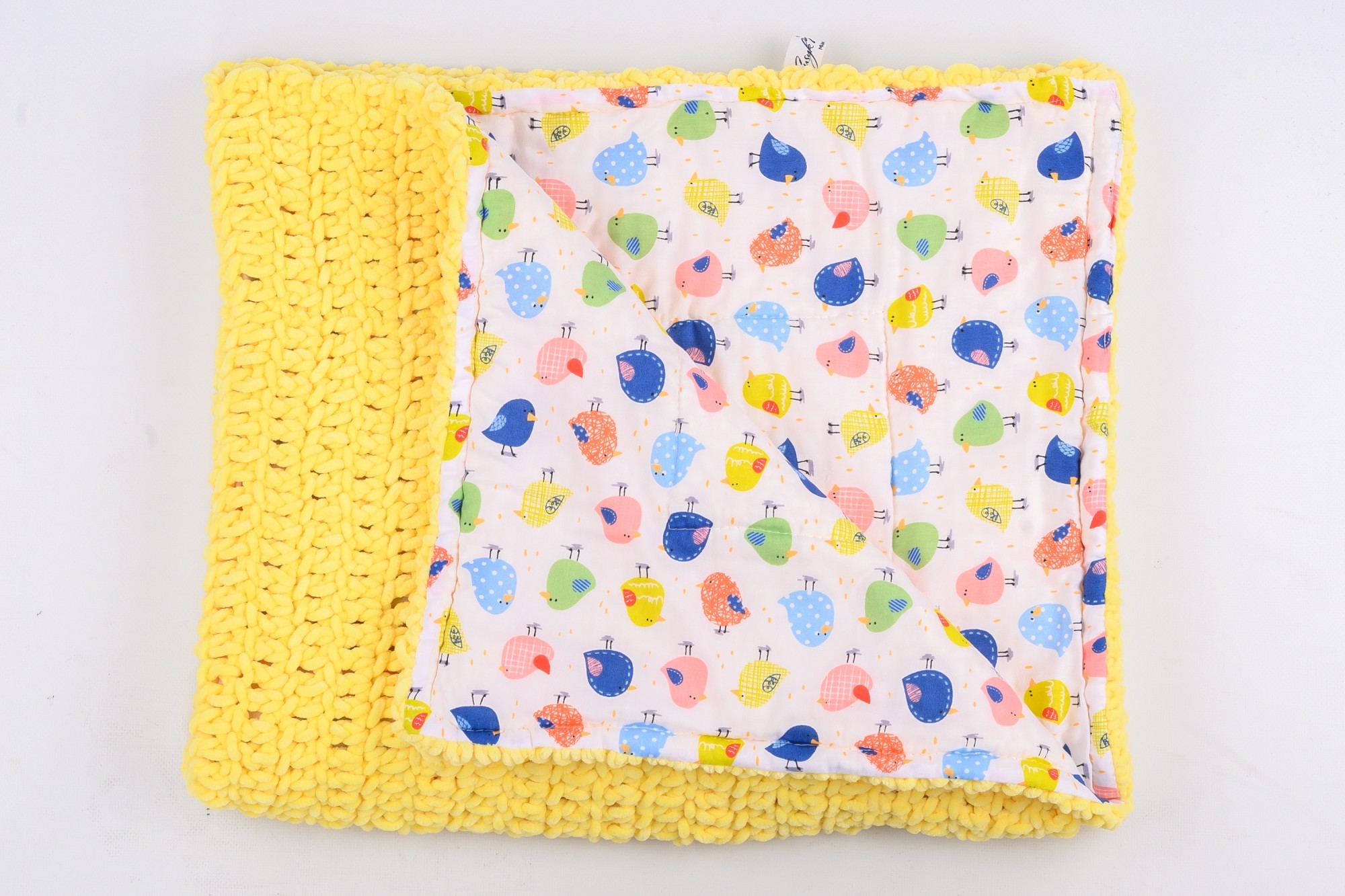 

Детский вязаный плед SusykPerfect Happy Birds 77x85 см