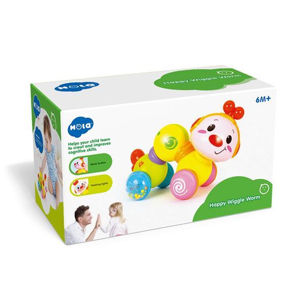 

Музыкальная игрушка Hola Toys Гусеничка (OPT2_A997) 21 x 11 x 12 см