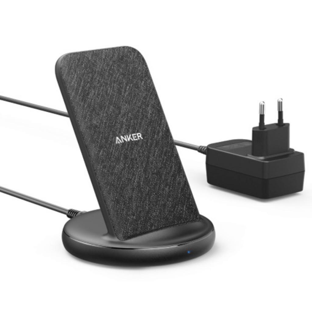 

Зарядное устройство Anker PowerWave II Stand 5/7.5/10/15W (Black+Gray)
