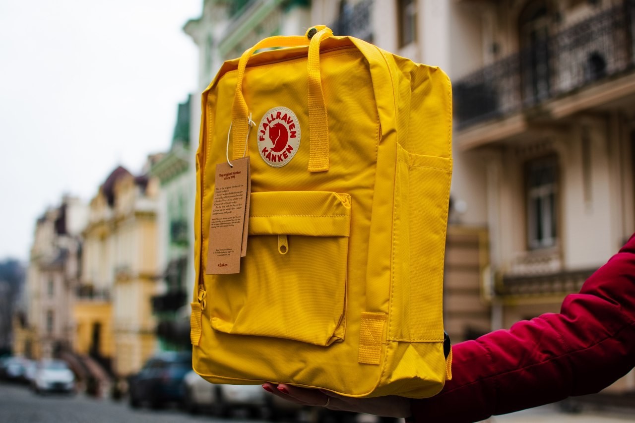 

Молодежный городской рюкзак Warm Yellow жёлтый